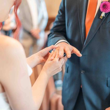Hochzeitspaar Standesamt Weinheim - Fotografie und Videografie - Julie Weddings